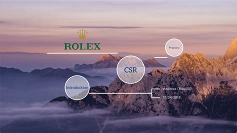 rolex csr|rolex reporting.